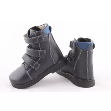 Ортопедичні черевики для дітей Ortofoot OrtoCross 721 синій з викладкою склепіння